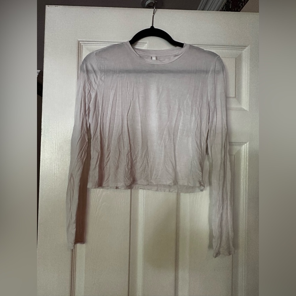 American Apparel Long Sleeve Cropped TShirt